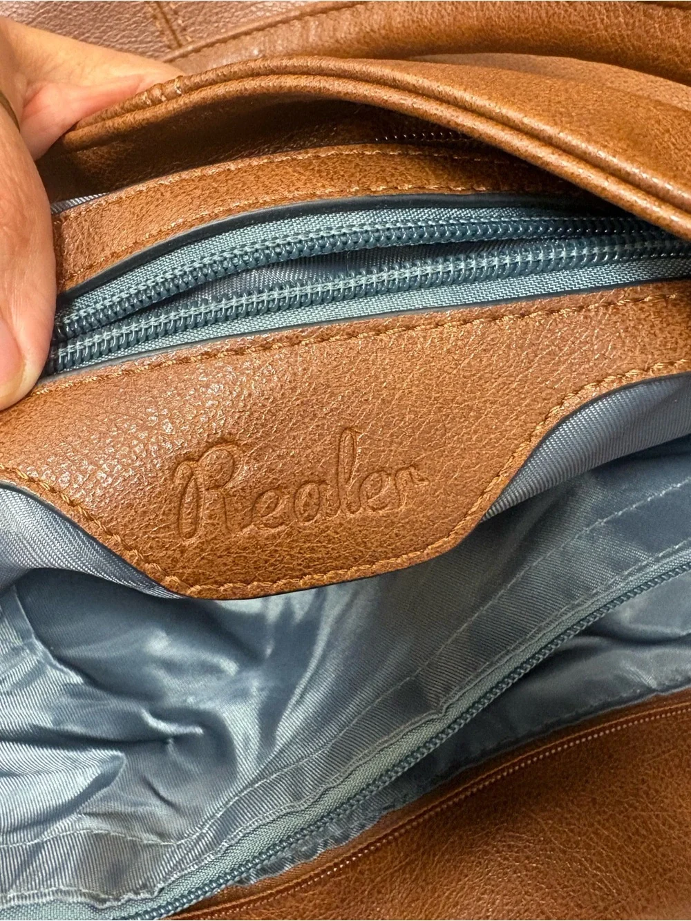 Women's Tan Hobo Shoulder Bag with Tassel Accents